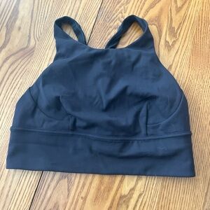 Lululemon Athletica Black Sports Bra Moisture-Wicking Intimates
